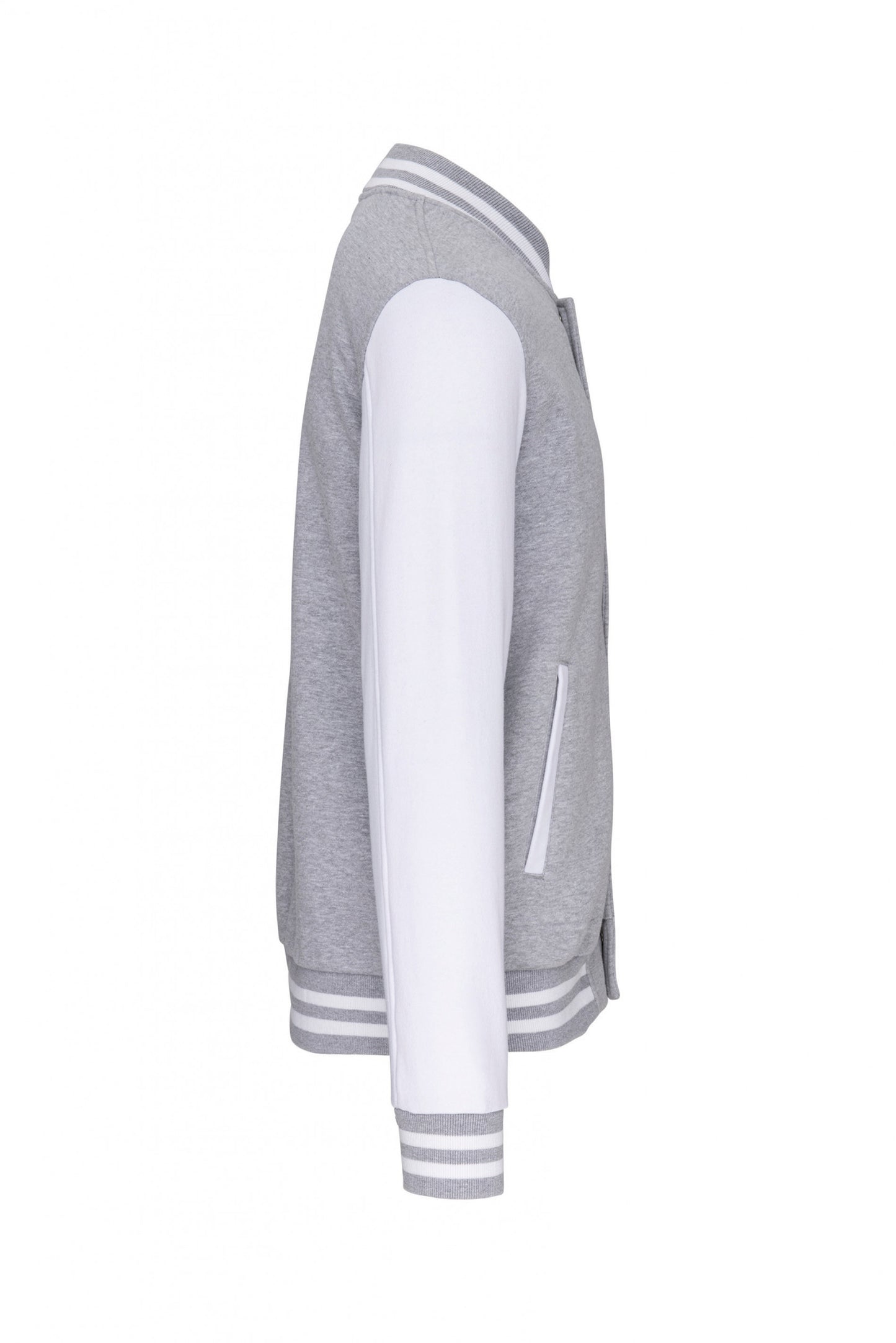 Teddy molleton Gris/Blanc