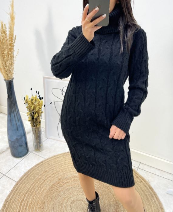 PULL ROBE TORSADE COL ROULE